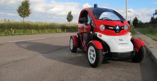 Renault Twizy w wydaniu strażackim