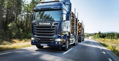 Scania z silnikiem V8