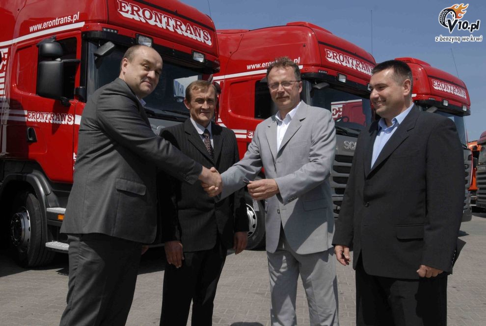 Pitnacie pojazdw Scania R420 zostao zakupionych przez firm Erontrans