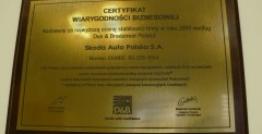 Certyfikat Wiarygodnoci Biznesowej...