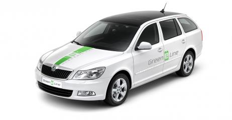 koda Octavia Green E Line