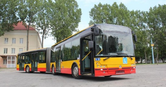Solbus SolCity w barwach MZA Warszawa