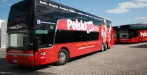 Van Hool w barwach firmy PolskiBus.com