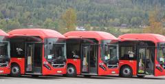 Nowe autobusy w barwach przewonika z Oslo