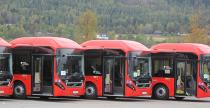 Nowe autobusy w barwach przewonika z Oslo