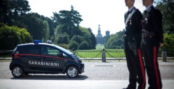 Włoscy karabinierzy będą jeździli flotą elektrycznych Mitsubishi