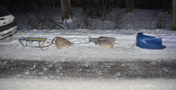 Czym grozi zorganizowanie kuligu za samochodem?