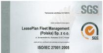 LeasePlan ISO 27001:2005