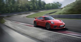 Porsche 911 GT3 RS na szybkim krążeniu toru Road Atlanta