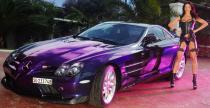 Modelka Veronika Zemanova i Marcedes McLaren SLR