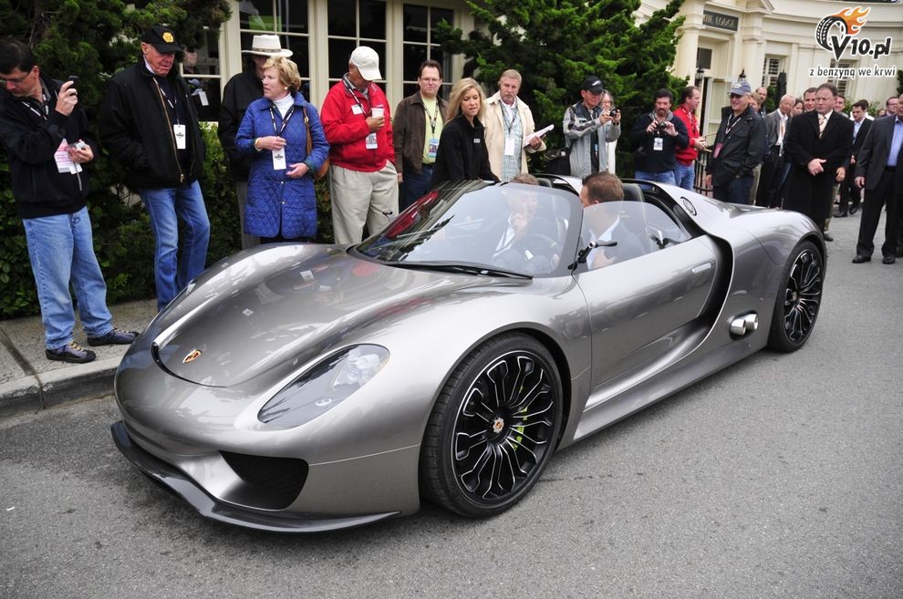 Nowe Porsche 918 Spyder w Monterey