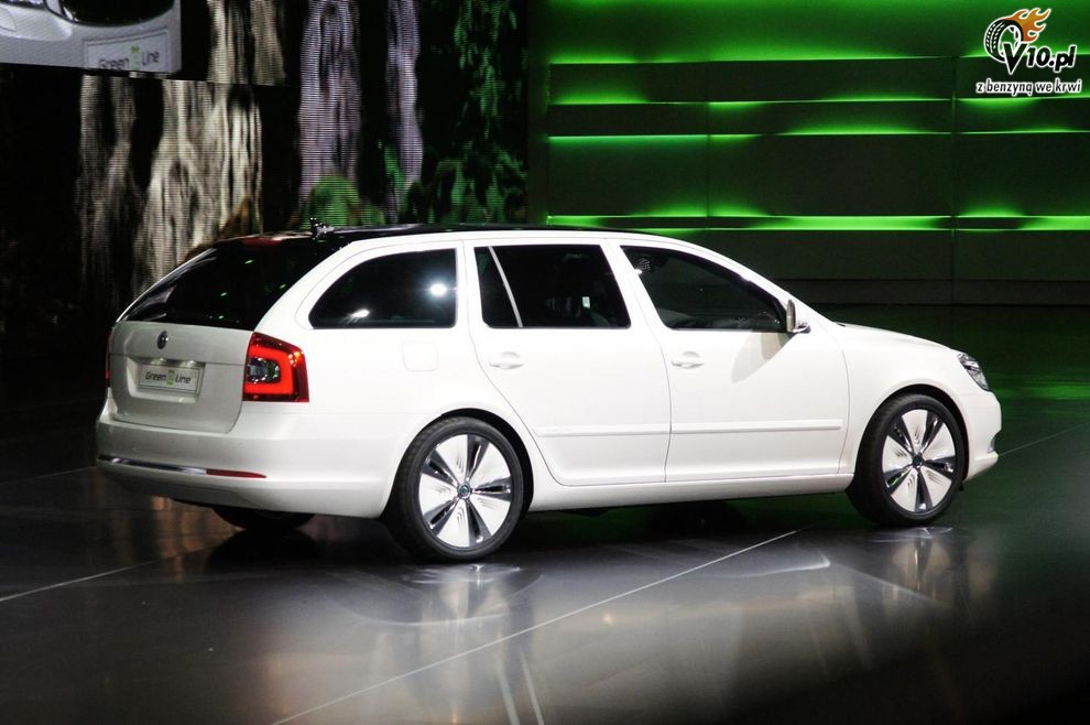 Nowa Skoda Octavia Green E Line Concept
