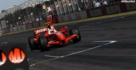 Pomimo zwycistwa, w Melbourne Raikkonen nie by zadowolony z Ferrari F2007