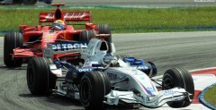 Nick Heidfeld bez problemów odpierał ataki Felipe Massy Nick Heidfeld bez problemów odpierał ataki Felipe Massy