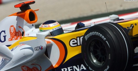 Giancarlo Fisichella jest bardzo zadowolony z nowych element�w bolidu Renault R27
