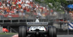 Taki widok 'podziwia' Heidfeld przez pierwsz cz wycigu