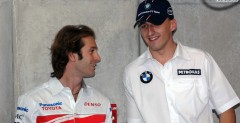 Robert Kubica i Jarno Trulli