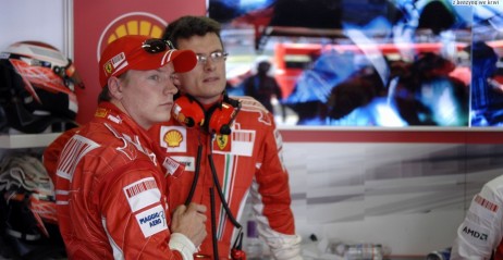 Kimi Raikkonen nie mia� si� z czego cieszy� po wy�cigu na Nurburgring