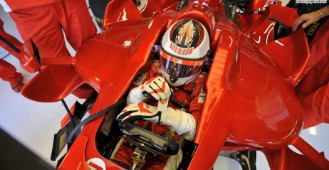 Raikkonen pokaza�, �e powa�nie my�li o zwyci�stwie na Spa