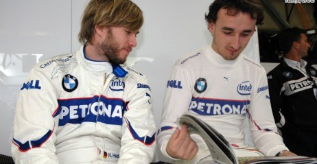 Nick Heidfeld i Robert Kubica