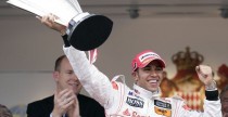 Lewis Hamilton wituje zwycistwo w GP Monako 2008