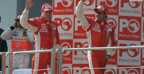 W Turcji Raikkonen musiał się zadowolić trzecią pozycją