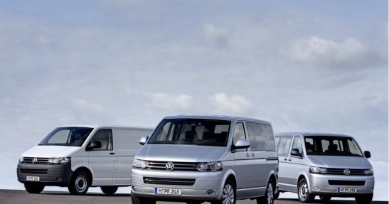 Volkswagen T5 - nowa generacja - modele Transporter, Multivan, Caravelle i California