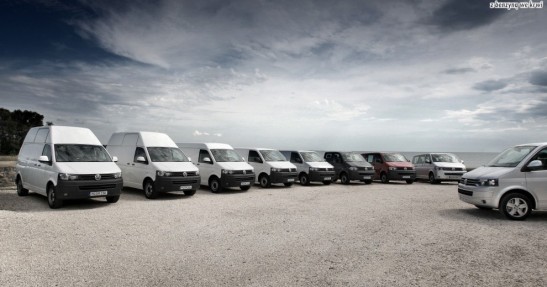 Volkswagen T5 - nowa generacja - modele Transporter, Multivan, Caravelle i California