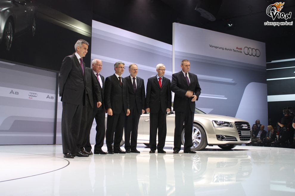 Nowe Audi A8 - model 2010 debiutuje w Miami