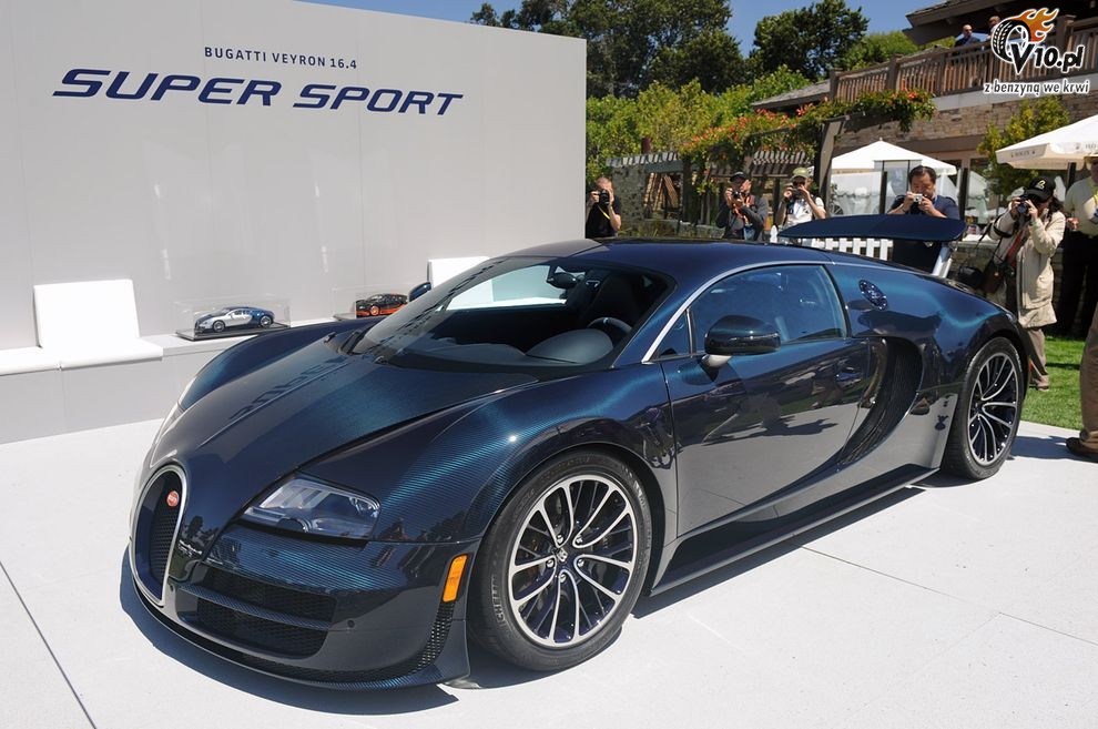 Bugatti Veyron Super Sport w Monterey