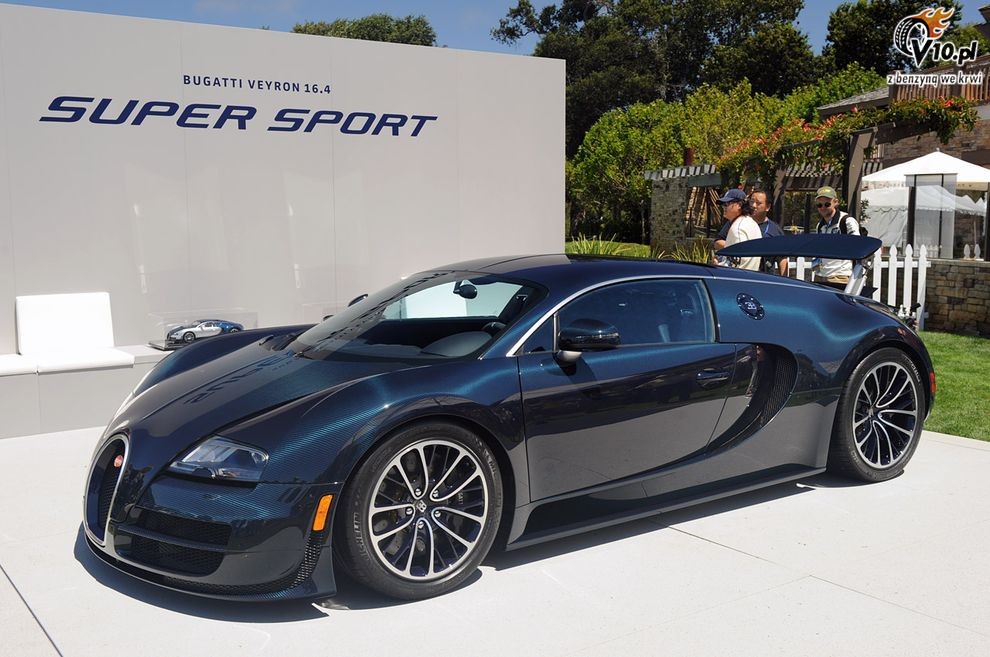Bugatti Veyron Super Sport w Monterey