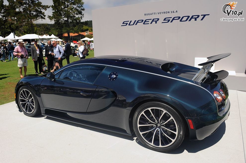 Bugatti Veyron Super Sport w Monterey