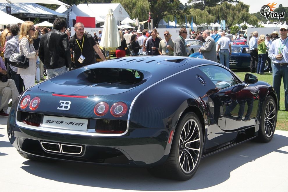 Bugatti Veyron Super Sport w Monterey
