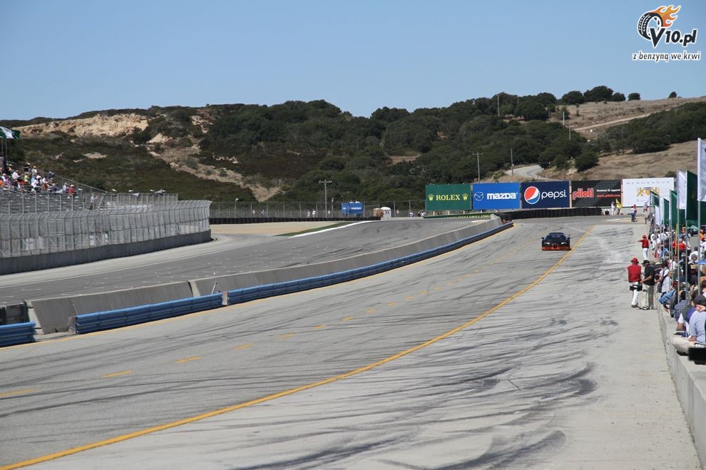 Bugatti Veyron Super Sport na torze Laguna Seca