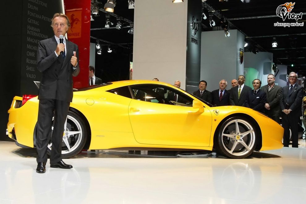 Nowe Ferrari 458 Italia - Frankfurt Motor Show 2009