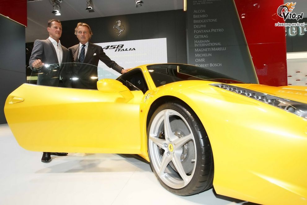 Nowe Ferrari 458 Italia - Frankfurt Motor Show 2009