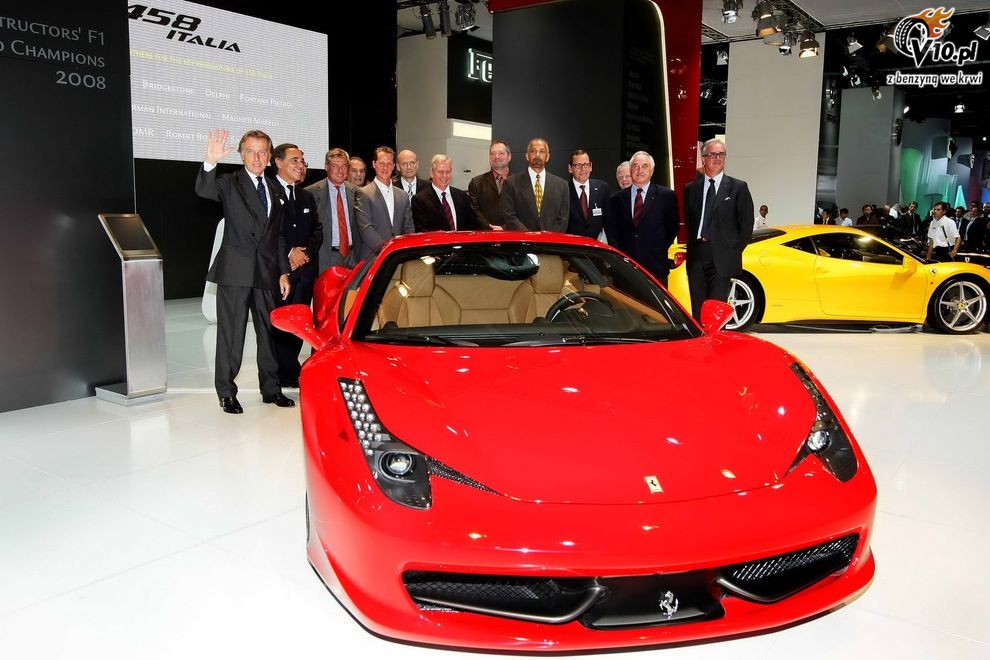 Nowe Ferrari 458 Italia - Frankfurt Motor Show 2009