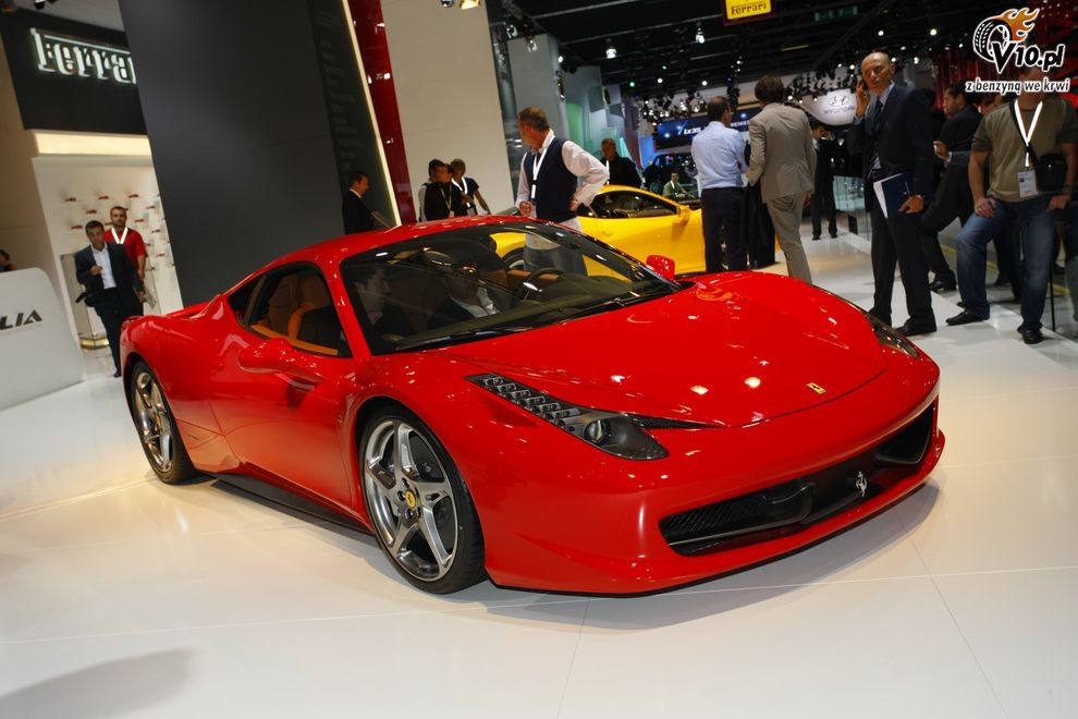 Nowe Ferrari 458 Italia - Frankfurt Motor Show 2009