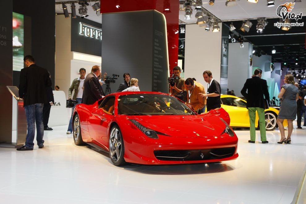 Nowe Ferrari 458 Italia - Frankfurt Motor Show 2009