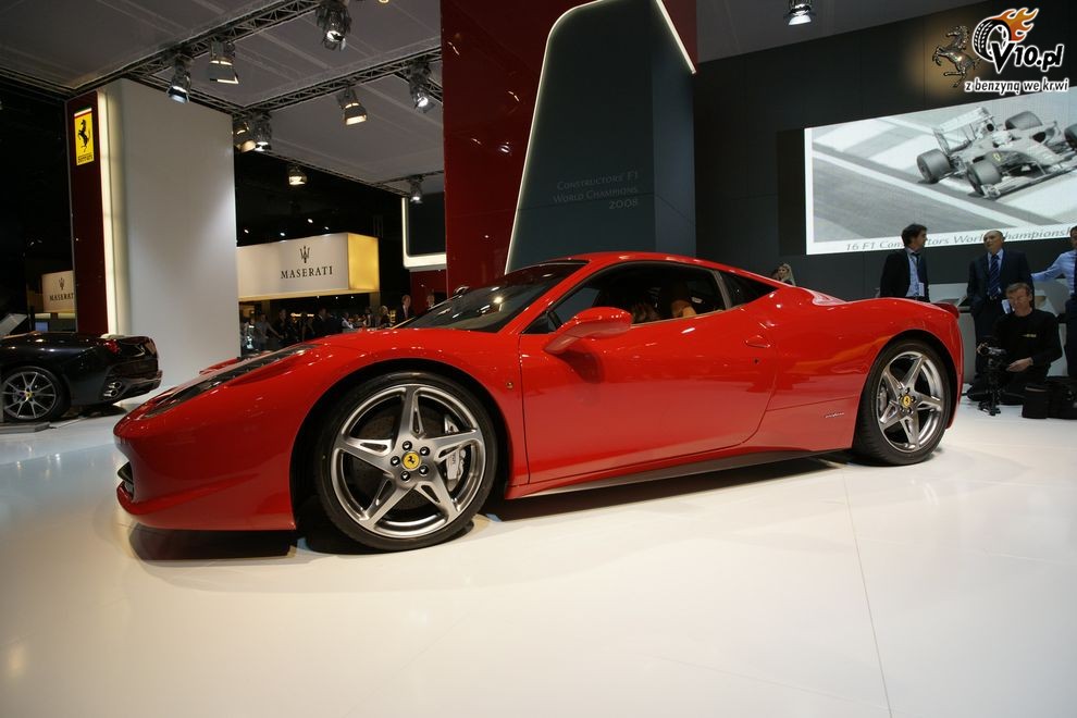Nowe Ferrari 458 Italia - Frankfurt Motor Show 2009