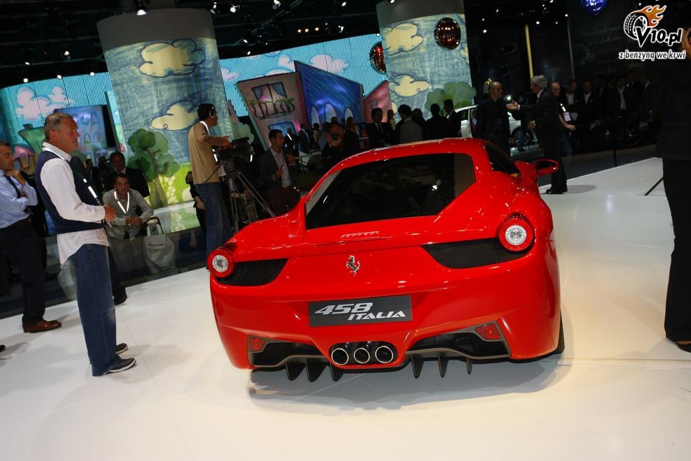 Nowe Ferrari 458 Italia - Frankfurt Motor Show 2009