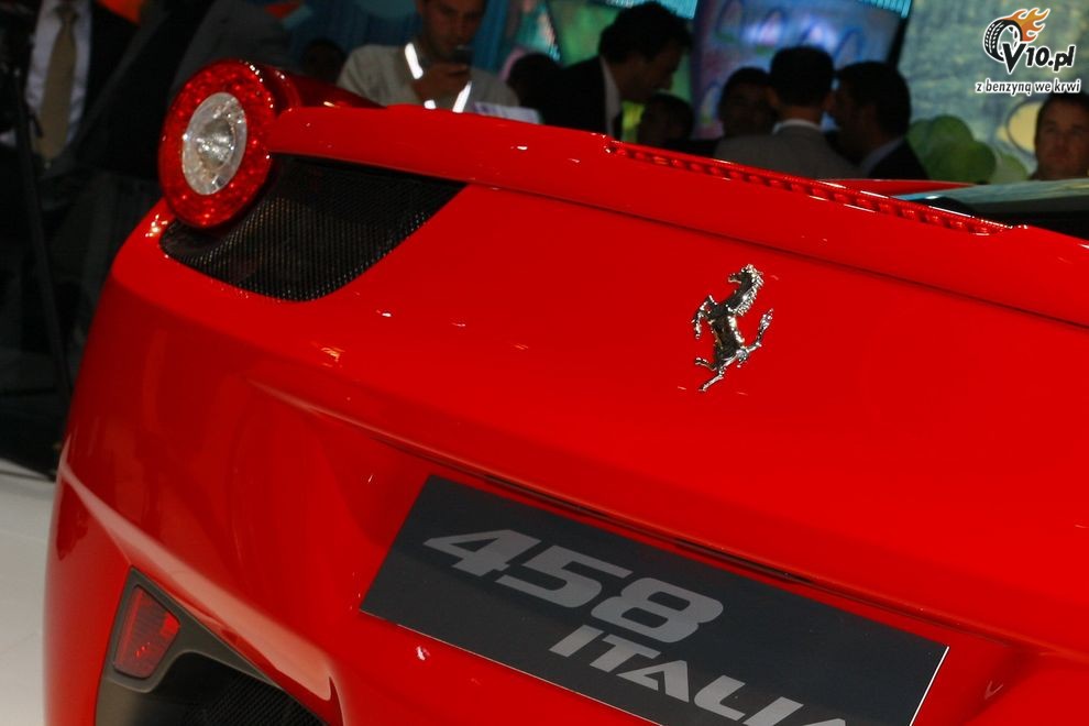Nowe Ferrari 458 Italia - Frankfurt Motor Show 2009
