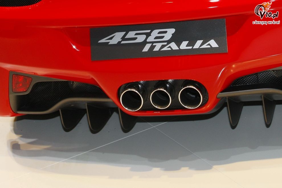 Nowe Ferrari 458 Italia - Frankfurt Motor Show 2009
