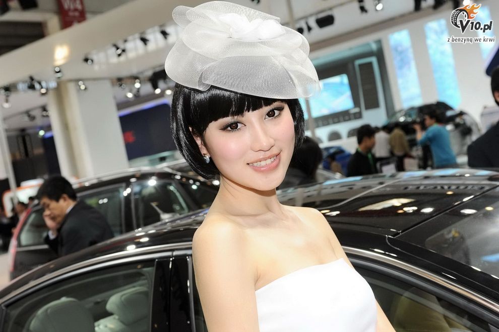 Hostessy dziewczyny laski na China Auto Show 2010