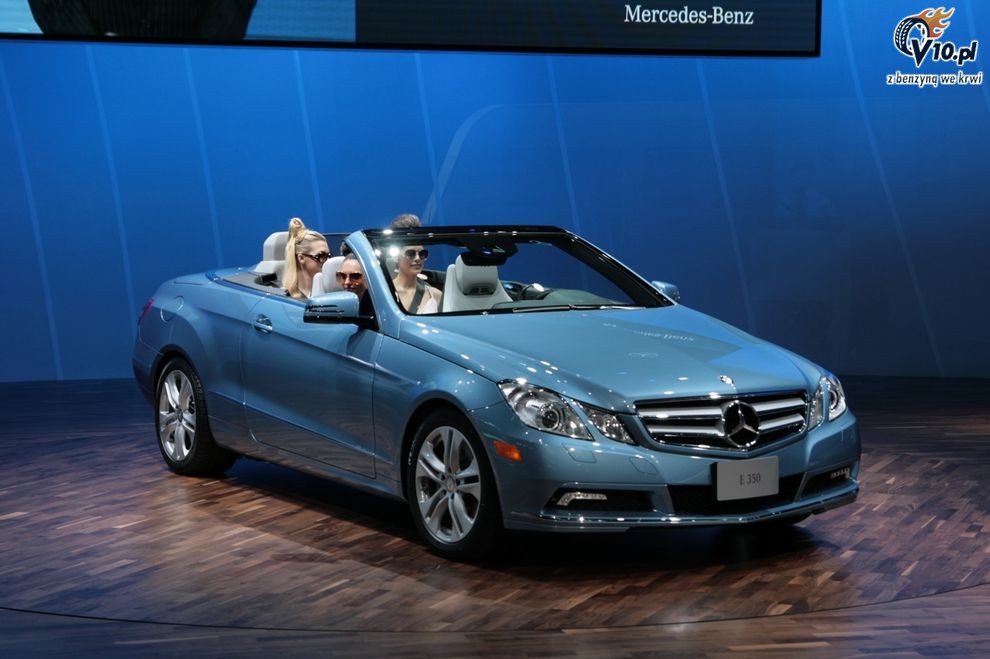 Nowy Mercedes klasy E Cabrio - Detroit Auto Show 2010