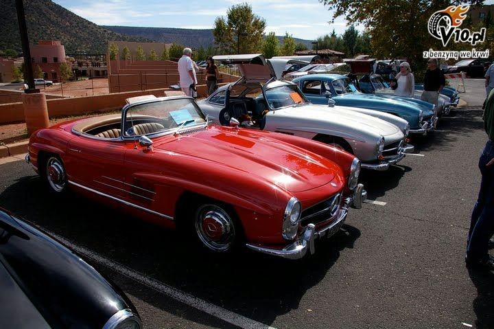 Mercedes 300 SL - zlot