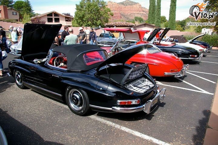 Mercedes 300 SL - zlot