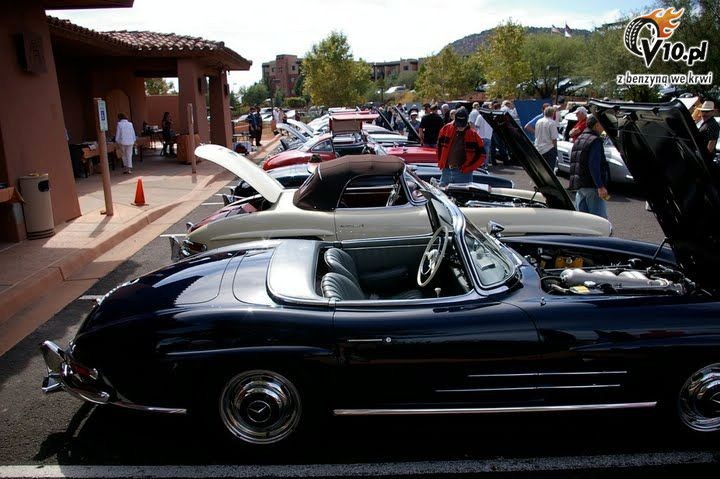 Mercedes 300 SL - zlot