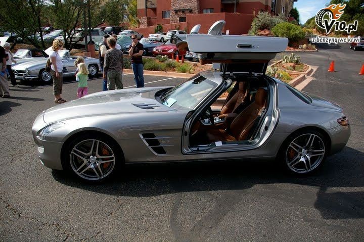 Mercedes SLS AMG Gullwing - zlot
