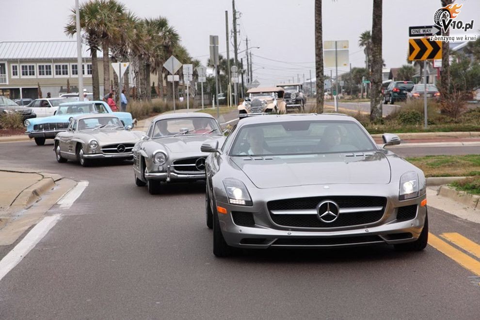 Mercedesy na wystawie Concours d'Elegance
